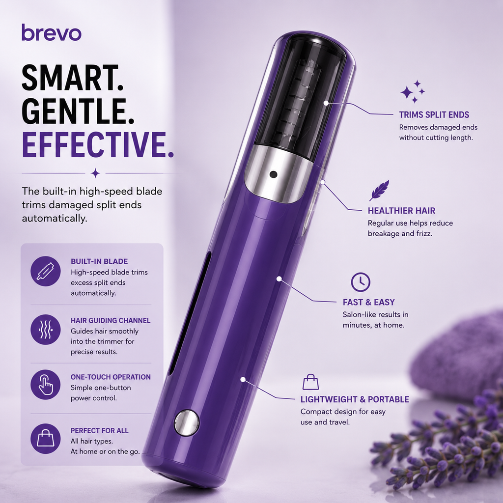 SplitAway Precision Trimmer — Trim Split Ends, Keep Your Length