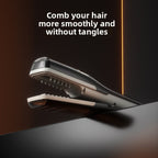 Glides through hair smoothly without tangles